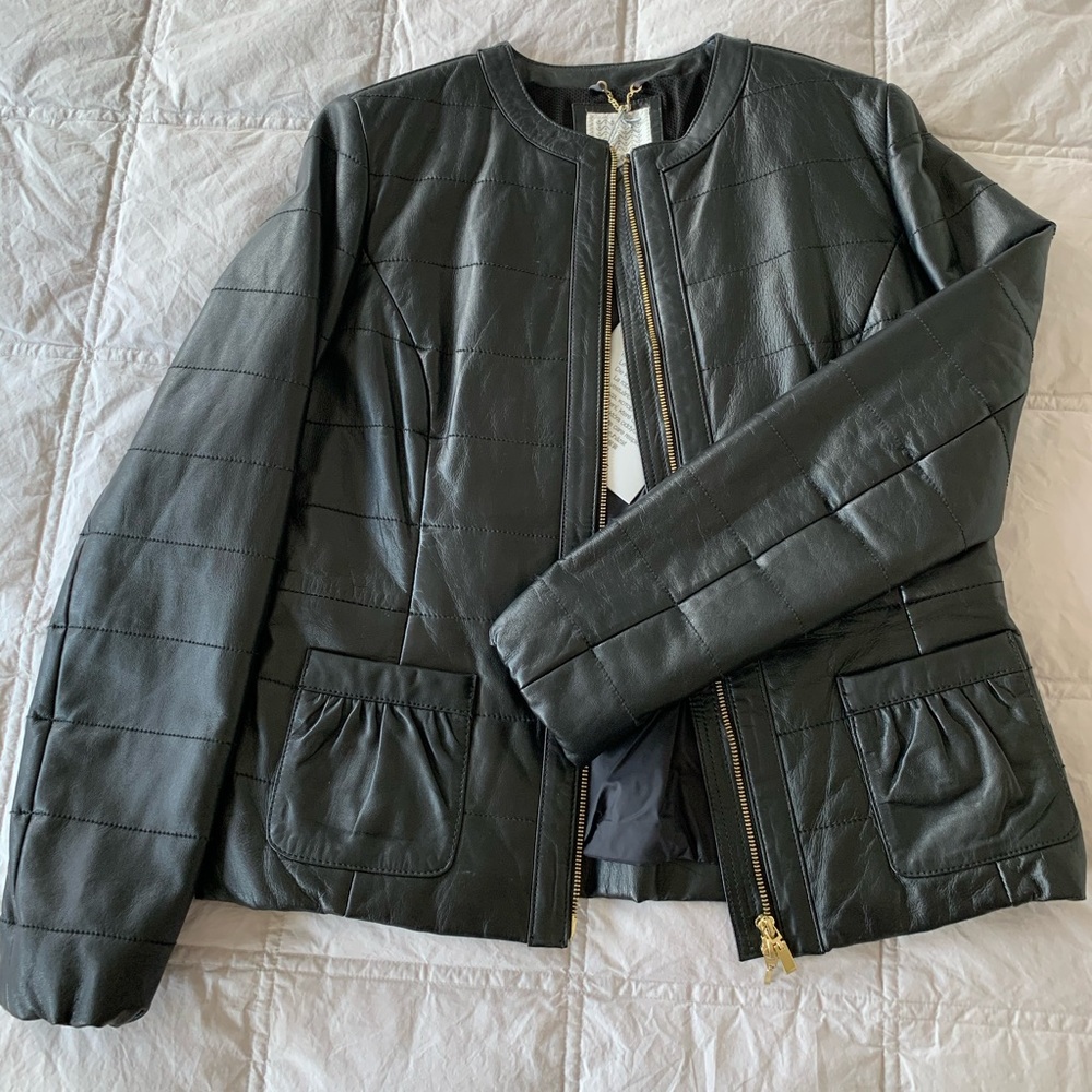 Geox leather jacket